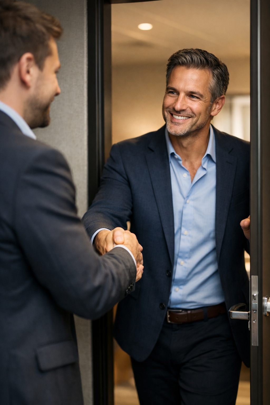 Editorial-style illustration representing B2B marketing strategy and SEO content planning